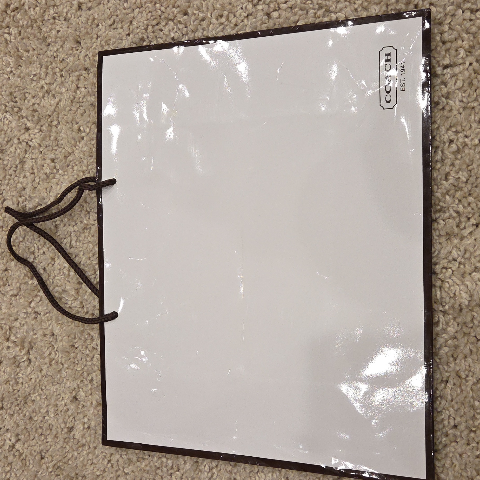 Coach Paper Shopping Bag